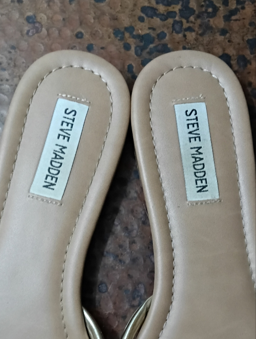 Steve Madden Sz. 8.5 Maura Square Toe Knotted Strap Flat Sandal - Picture 6 of 15